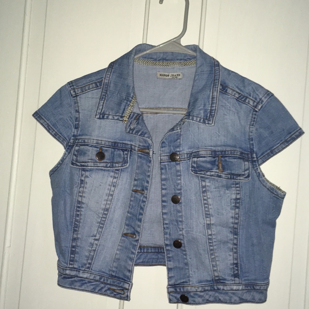 Mango Denim Vest